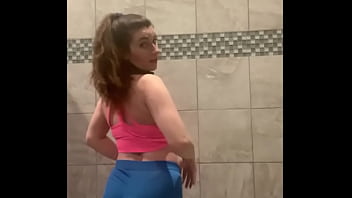 A little naughty pussy play at the gym