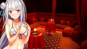 Emilia Tempts Your Desires in Sensual Hentai JOI Experience