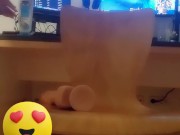 Riding my 13inch Dildo from Amazon