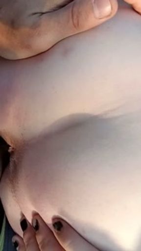 Amelia fucks outdoors during fishing trip❤️