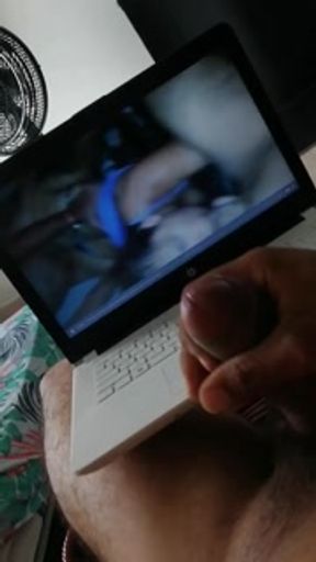 My husband discovers me with his friends