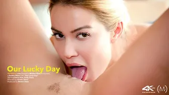 Cherry Kiss and Dolly Diore share passionate pussy licking in kitchen