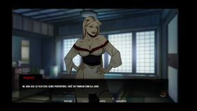 Busty Saiyuki temptress gives blowjob in uncensored anime hentai game