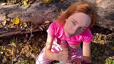 I met a strange girl in the woods and fucked her!