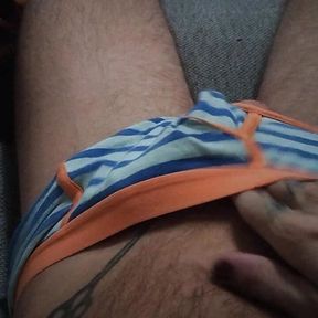 Jerking off after gym