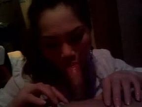 Curly oriental creampie