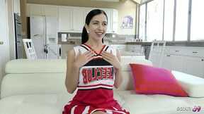 tall long black hair pigtails cheerleader teen alex coal with perfect tits talk to dirty old young fuck