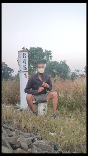 Masturbating on Railway