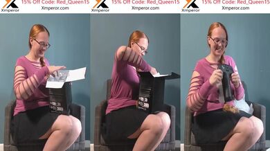 Unboxing the Respawn 10 male stroker choked by greedy gushing