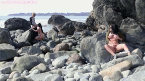 Steamy Beach Encounter: Watch This Adventurous Couple in Action!