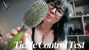 Tickle Control Test