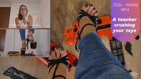 A cruel teacher crushing a student's work. 720p - Mobile