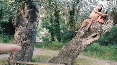 Big Tits Francesca Di Caprio Fucks On A Tree With BBC - MAMACITAZ