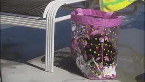 Stepdad bangs Latina stepdaughter by the pool during wifey's absence