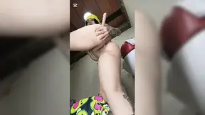 I stick my dildo in my small ass