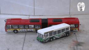 Toycars under hard wooden Mules