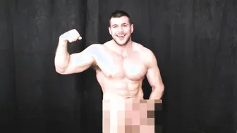 Muscular Amateur Stud Jerks Off and Plays with His Cum