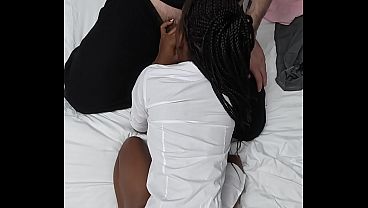 Stepdaughter stuffed with grapes up her butt and stepdad'_s cock up her pussy
