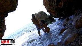 aris dark and terry kemaco hard beach fucking