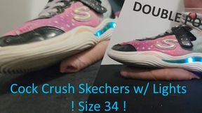 LittleShoes - Cock Crush Skechers Lights Size 34 | 020C