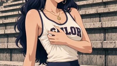 Watch Sailor Moon, a 3D anime slut, cheer on her team in steamy hentai action!