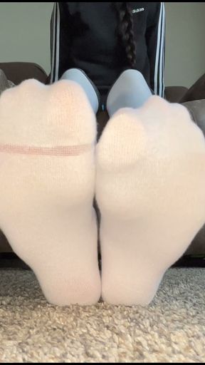White Adidas Socks Ignore POV   Clip 2