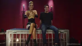 Latex Queen Mona Wales Dominates Her Submissive Male Slave Hardantly