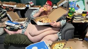 Glorious Gluttony; 10 Pizzas, Wings & 2 Family Size Desserts SD