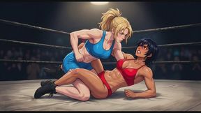 Female Wrestling Fantasies #5: Confessions of a Sweaty Ring Seduction