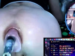 Bondage fetish solo toying hussy