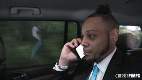 ”Horny Chauffeur Judy Jolie Wants Donny Sins Big Black Shaft After Driving Him Hom”