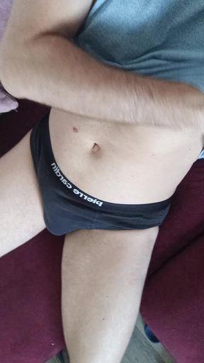 Having fun with my dick.