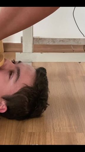 Goddess Kiffa - Face Footstool Slave Under Table