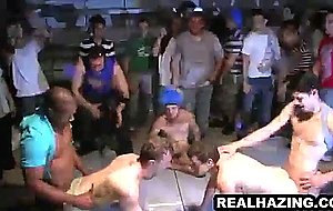 Frat boys getting hazed by getting fucked in the ass