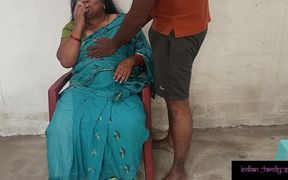 Stepmom Caught by Stepson While Smoking