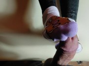 Girl in Cute Socks gives Sensual SOCKJOB