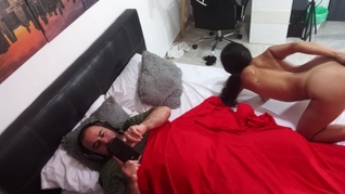 My stepdaughter masturbates for me but I don't pay attention to her.