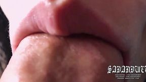 Intense Oral Pleasure: Extreme Close Up, Loud ASMR and a Huge Facial