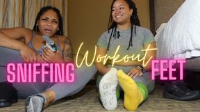 Sniffing Workout Feet