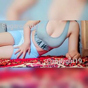 Gym solo Hindi naughty roleplay