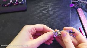 Close up manicure for my finger nails