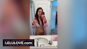 Hefty Titty Amateur Lelu Love dances and chats before Deadpool movie