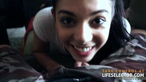 Teen POV gets intense fucked with big boobs and small tits