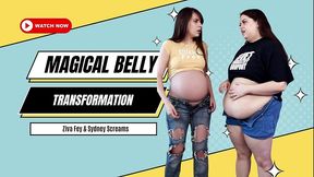 ziva fey - magical belly transformation with sydney screams