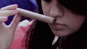 Smoking Cigar Fetish Model Kamila 0001