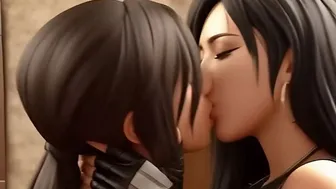 Hentai Animation with Lara Croft and Tifa Lockhart