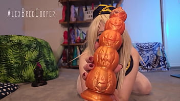 Halloween fun, Jack O&#039_Lantern and Gnome dildos