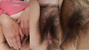 Hot mature mif showing hairy pussy