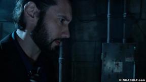 ”Picked up blonde anal fucked in bondage”