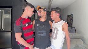 marcos goiano - brazilian gay threesome bareback and creampie xxl venezuelan cock- ofcnobru & odiariodeumgp